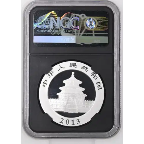 2013 - 1oz Panda Silver Coin - China 10Yn - NGC MS70 (S14-B15)